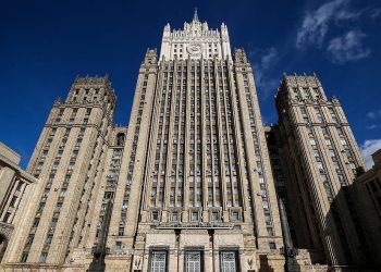 MOSCOW, RUSSIA – SEPTEMBER 18, 2018: The Russian Foreign Ministry headquarters. Russia has summoned Israeli Ambassador to Russia Gary Koren over the incident with the Russian Il-20 jet downed in Syria. Sergei Fadeichev/TASS

Ðîññèÿ. Ìîñêâà. Çäàíèå Ìèíèñòåðñòâà èíîñòðàííûõ äåë ÐÔ. Ïîñîë Èçðàèëÿ Ãàððè Êîðåí âûçâàí â ÌÈÄ ÐÔ â ñâÿçè ñ ñèòóàöèåé ñ ðîññèéñêèì ñàìîëåòîì Èë-20, ñáèòûì â Ñèðèè. Ñåðãåé Ôàäåè÷åâ/ÒÀÑÑ