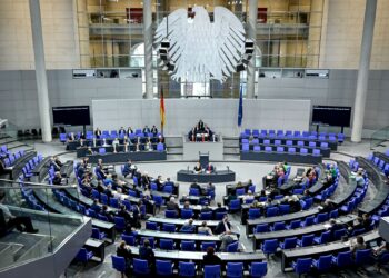 14 March 2024, Berlin: Members of the Bundestag debate during a plenary session of the German Bundestag. Photo: Britta Pedersen/dpa