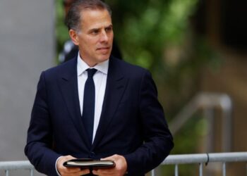 WILMINGTON, DELAWARE - JUNE 10: Hunter Biden, son of U.S. President Joe Biden, departs from the J. Caleb Boggs Federal Building on June 10, 2024 in Wilmington, Delaware. Jurors have begun deliberations for Hunter Biden's trial on felony gun charges. (Photo by Anna Moneymaker/Getty Images)