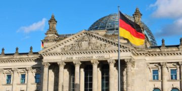 Panorama View of the German national parliament