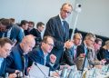 14 March 2025, Berlin: Friedrich Merz (C), leader of the Christian Democratic Union of Germany (CDU)/Christian Social Union in Bavaria (CSU) parliamentary group, speaks at the start of the parliamentary group meeting in the Bundestag. After lengthy discussions, the parliamentary group leaders of the CDU/CSU, SPD, and Greens have reached an agreement on a billion-euro defense and infrastructure package. Photo: Michael Kappeler/dpa